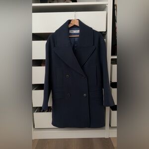 Zara Wool Blend Coat Limited Edition